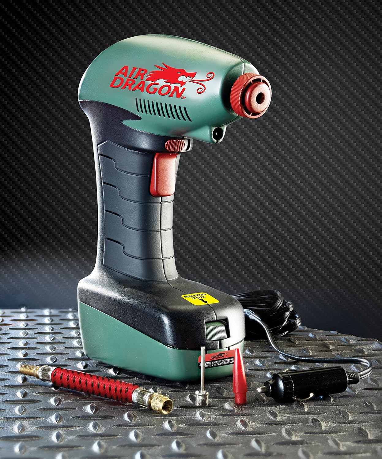 Air Dragon Portable Air Compressor Build in Light Great For Car tyres,Bike tyres,Sport Ball, Pool Toys, Air Mattresses
