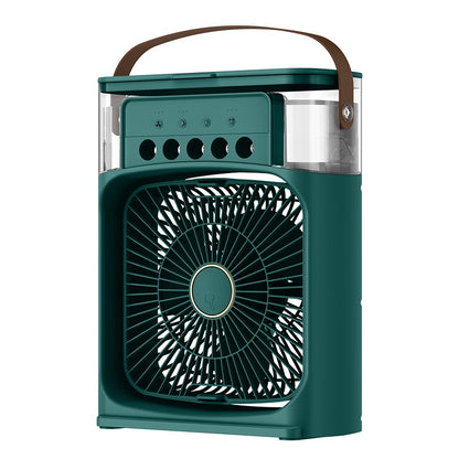 Mini Air Cooler Fan with Evaporative Cooling & Hydrocooling Technology | Portable Personal Air Conditioner | 3-Speed Quiet Desktop Cooler for Home, Office & Bedroom