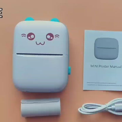 🖨️ Mini Portable Thermal Printer – Wireless Bluetooth Pocket Photo Printer for Notes, Labels & Instant Printing